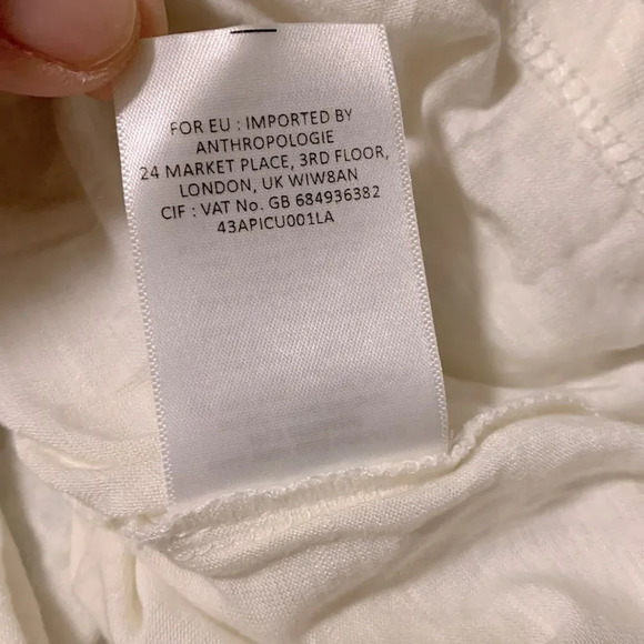 AKEMI + KIN by ANTHROPOLOGIE Siargao Embroidered Tank in Ivory - Picture 12 of 12